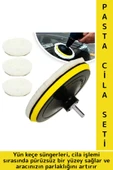 Premium Dayanıklı Araç Derin Temizlik Çizik Giderme Parlatma Oto Bakım Yün Keçe Araba Pasta Cila Set thumbnail 1