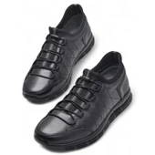 3216 Ortopedik Taban Günlük Hakiki Deri Erkek Ayakkabı Kauçuk Taban Casual Ayakkabı - 3