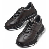 1217-1 Ortopedik Taban Hakiki Deri Günlük Erkek Ayakkabı Kauçuk Taban Casual Ayakkabı - 2