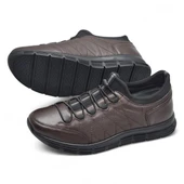 3216 Ortopedik Taban Günlük Hakiki Deri Erkek Ayakkabı Kauçuk Taban Casual Ayakkabı - 11