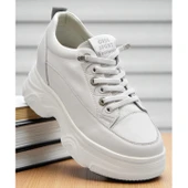 Full Ortopedik Taban Günlük Kadın Spor Ayakkabı Kalın Taban İçten Dolgu Taban  Guja 25K314 - 1