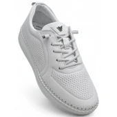 Z094 Tam Ortopedik Taban Günlük Hakiki Deri Kadın Ayakkabı Kadın Casual Ayakkabı - 1