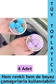 Çamaşır Makinesi Temizlenebilir Tekrar Kullanılabilir Yüzen Tüy Toz Kıl Saç Toplayıcı Filtre 4 Adet - 1