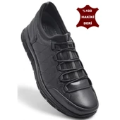 3216 Ortopedik Taban Günlük Hakiki Deri Erkek Ayakkabı Kauçuk Taban Casual Ayakkabı - 1