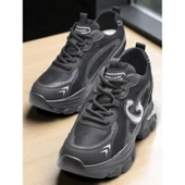 Full Ortopedik Taban Günlük Kadın Spor Ayakkabı Kalın Taban İçten Dolgu Taban  Guja 24K450 - 10