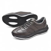 1217-1 Ortopedik Taban Hakiki Deri Günlük Erkek Ayakkabı Kauçuk Taban Casual Ayakkabı - 4