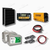 Yapı Solar 1 Kw Mini Buzdolabı Solar Bağ Evi Paketi Tak Çalıştır thumbnail 1