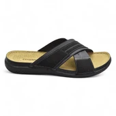 171202  Ortopedik Taban Erkek Terlik Erkek Cırtlı Terlik Sandalet - 3