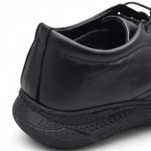 701 Tam Ortopedik Taban Hakiki Deri Erkek Ayakkabı Kadın Ayakkabı Kaymaz Taban Unisex Ayakkabı Lastikli Bağcık - 9