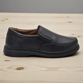 TAB430 Ortopedik Taban Hakiki Deri Erkek Ayakkabı Mevsimlik Baba Ayakkabısı thumbnail 2