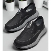 5501 Ortopedik Taban Hakiki Nubuk Deri Erkek Ayakkabı Mevsimlik Kışlık Erkek Ayakkabı thumbnail 2