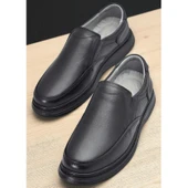 TAB450 Ortopedik Taban Hakiki Deri Erkek Ayakkabı Mevsimlik Baba Ayakkabısı thumbnail 2