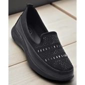 102 Streçli Taşlı Ortopedik Taban Günlük Kadın Ayakkabı Babet Casual Günlük Ayakkabı thumbnail 2