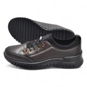 1988-1 Tam Ortopedik %100 Hakiki Deri Günlük Ayakkabı Kadın Ayakkabı Kaymaz Taban thumbnail 5