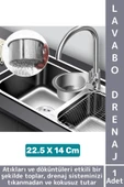 Kolay Kullanım Atık Kalıntı Kötü Koku Önleyen Kuğu Tasarımlı Paslanmaz Mutfak Lavabo Drenaj Sepeti - 1