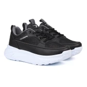 Kadın Kalın Tabanlı Siyah Füme Parlak Sneaker Spor Ayakkabı – Rahat, Şık ve Günlük Kullanıma Uygun - 6