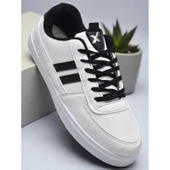 038 Rahat Taban Günlük Unisex Siyah Erkek Spor Ayakkabı - 6