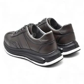 1217-1 Ortopedik Taban Hakiki Deri Günlük Erkek Ayakkabı Kauçuk Taban Casual Ayakkabı - 17