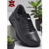 4219 Tam Ortopedik %100 Hakiki Deri Günlük Ayakkabı Kadın Ayakkabı Kaymaz Taban - 1