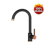 GPD Mte165-S-R Gildo Tek Gövde Eviye Bataryası Siyah-Rose Gold thumbnail 1