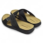 171202  Ortopedik Taban Erkek Terlik Erkek Cırtlı Terlik Sandalet - 5