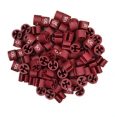 Askı Için Kırmızı Baskılı (XXL)' Benden Boncuğu (100 Adet) thumbnail 1