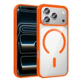 iPhone 17 Pro Kılıf Kablosuz Wireless Şarj Özellikli Silikon Ege Kapak thumbnail 1