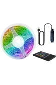 RGB Şerit Led 10 Metre Led Işık Kumanda ile Kontrol RGB - 3