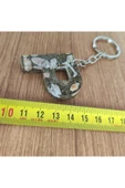 "P" HARFİ - Kıyı Esintisi Harf Anahtarlık (A–Z) – Gerçek Deniz Kabuğu, Kum ve Şeffaf Epoksi– El Yap - 3