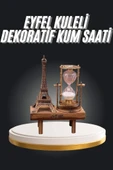 Eyfel Kuleli Kum Saati Dekoratif Hediyelik Eşya Retro Eyfel Kulesi - 1