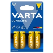 Varta Longlife AA 4'lü Alkalin Kalem Pil - 1