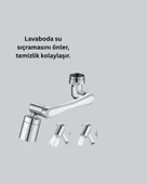 Lavabo ve Mutfaklar İçin 1080 Derece Döner Musluk Başlığı – Pirinç Gövdeli - 5