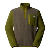 The North Face Yumiori Erkek Yarım Fermuarlı Polar New Taupe Green thumbnail 4