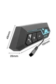 Intercom Bluetooth Kask Kulaklık Motosiklet Kulaklık 5.0 Bluetooth - 5
