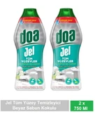 Doa Jel Tüm Yüzey Beyaz Sabun Kokulu Yüzey Temizleyici 750 Ml x 2 Adet thumbnail 1