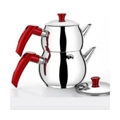 SMS Paslanmaz Çelik Aile Çaydanlık Büyük Boy - 1