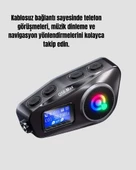 Su Geçirmez Bluetooth 5.3 Kask Kulaklığı 1000mAh Bataryalı - 3