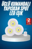 Kablosuz Pilli Işıldak  Masa Lambası Mutfak Tezgah Altı Banyo Dolabı Dolap İçi - 1