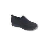 Zerhan 500 Kadın Siyah Çorap Model Komfort Termo Taban Büyük Numara Ayakkabı 41 42 thumbnail 4