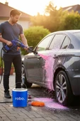 Robo Ultra 3 Kovalı Pembe Köpük Hediyeli yüksek Basınçlı yıkama makinesi - 2