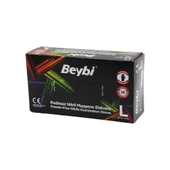 BEYBİ L SİYAH PUDRASIZ NİTRİL MUAYENE ELDİVENİ 100LÜ (5250) - 1