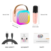 Karaoke Mikrofon Hoparlör Seti Mini (5250) - 5