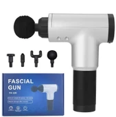 Fascial Gun RH-320 6 Kademe Hız Ayarlı, 4 Parça Başlıklı, Usb Şarjlı, Masaj Tabanca Aleti (5250) - 2