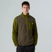 The North Face Yumiori Erkek Yarım Fermuarlı Polar New Taupe Green thumbnail 1