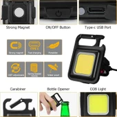 Anahtarlıklı Fener Fener Cob Led (5250) - 5