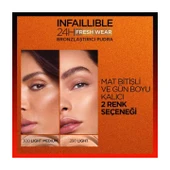 Loreal Paris Infaillible 24H Fresh Wear Bronzlaştırıcı Pudra - 250 Light - 4