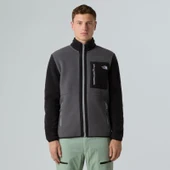 The North Face Yumiori Erkek Tam Boy Fermuarlı Polar ANTHRACITE GREY thumbnail 1