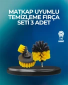 Derinlemesine Temizlik İçin Dayanıklı Kıllı Matkap Fırçası Başlığı - 1