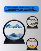 Döndürülebilir Dinamik Kum Tablosu – Stres Giderici, Yüksek Kaliteli Cam ve Doğal Kum ile Sanatsal Masa Dekoru - 5