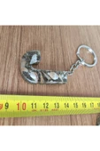 "J" HARFİ - Kıyı Esintisi Harf Anahtarlık (A–Z) – Gerçek Deniz Kabuğu, Kum ve Şeffaf Epoksi– El Yap - 3